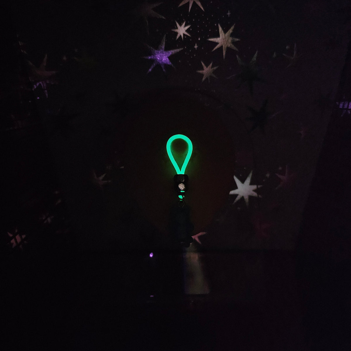 Gummy Bear Nipple Nooses - 19mm Glow In The Dark Set of 2